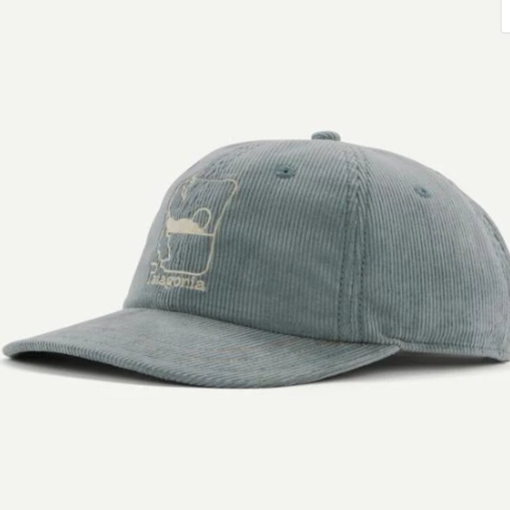 Patagonia Corduroy Cap Thermal Blue  Surf   NWT